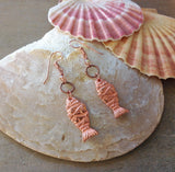 Aztec Fish Earrings