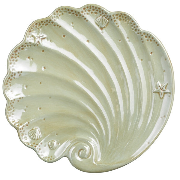 Shell Edge Rim Plates Sea Shell Plates – Sea Things Ventura