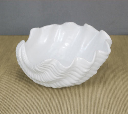 White Clam Shell Bowl