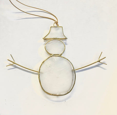 Christmas Capiz Ornament