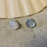 MOP Inlay Stud Earrings