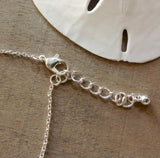 Sand Dollar Pearl Drop Anklet
