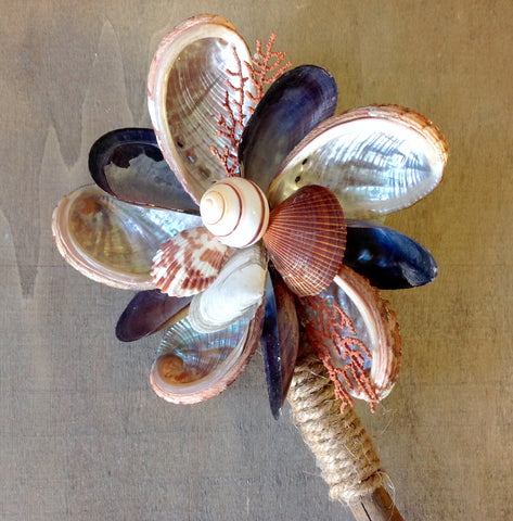 Autumn Nature Seashell Flower