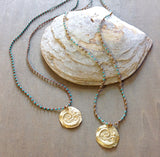 Gold Mermaid Pendant Necklace
