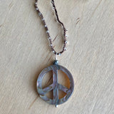 Abalone Peace Necklace