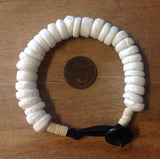 Button Puka Shell Bracelet