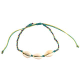 Colorful Cowrie Shell Braided Bracelet