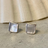 MOP Inlay Stud Earrings