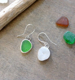 Single Drop Sea Glass Earrings