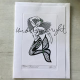 Mermaid Art Card