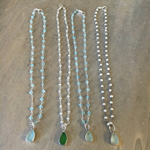 Precious Sea Glass Necklace