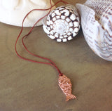 Copper Fish Necklace
