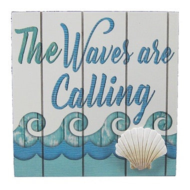 Waves are Calling Box Sign