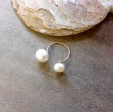 Double Pearl Ring