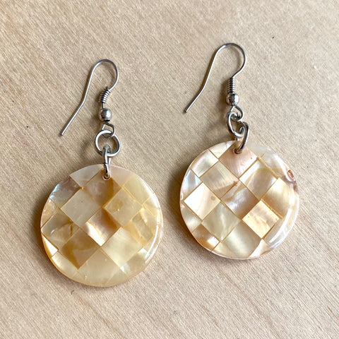 MOP Inlay Shell Earrings