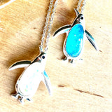 Opalescent Penguin Necklace