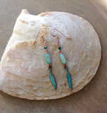 Patina Feather Earrings