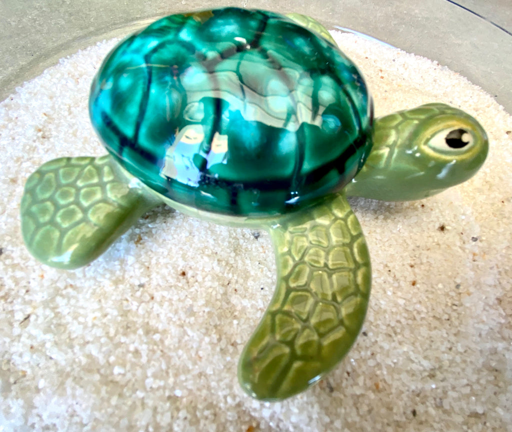Raku Pottery Mini Turtles – Sea Things Ventura
