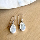 MOP Tear Drop Earrings