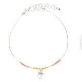 Dainty Colorful Palm Tree Anklet