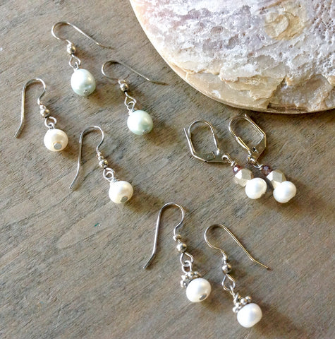 Simply Pearl Earrings