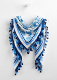 Ocean Design Tassel Scarf