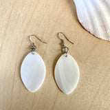 Clam Shell Leaf Earrings