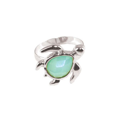 Faceted Sea Turtle Ring