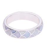 Mermaid Scales Enamel Ring