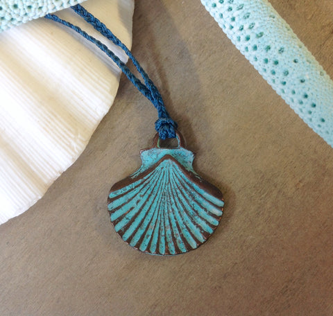 Patina Shell Necklace