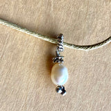 Pearl Choker Cord Necklace