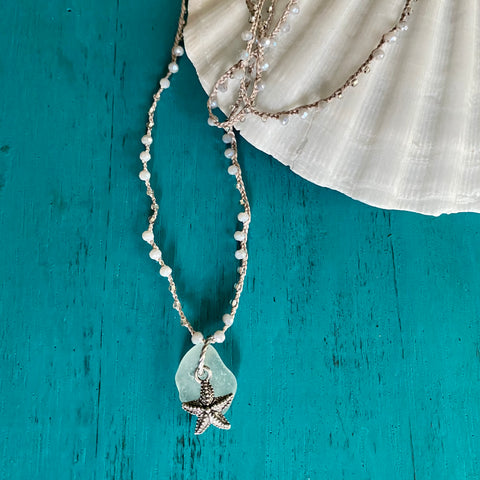 Ventura Seaglass Charm Necklace