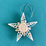 Sandollar Pearl Star Ornament