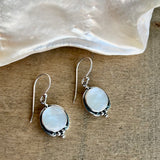 MOP Simple Shape Earrings