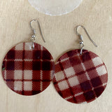 Checkered Capiz Earrings