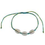 Colorful Cowrie Shell Braided Bracelet
