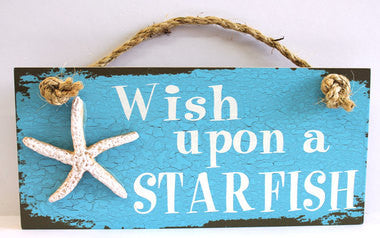 Wish Upon a Starfish Sign