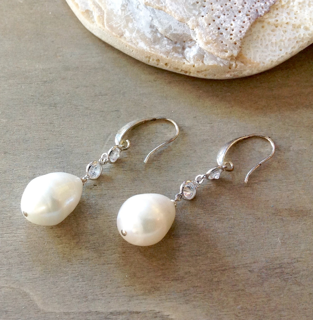 Swarovski Pearl Drop Earrings