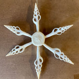 Sandollar Shell Snowflake Ornament