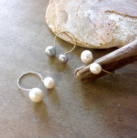 Double Pearl Ring