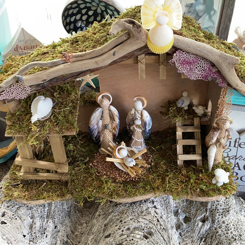 Seashell Nativity Scene