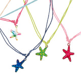 Resin Starfish Cord Necklace