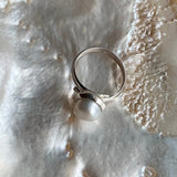 Adjustable Pearl Ring