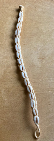 Raffia Cowrie Shell Choker