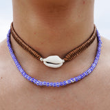 Cowrie Fish Tail Necklace