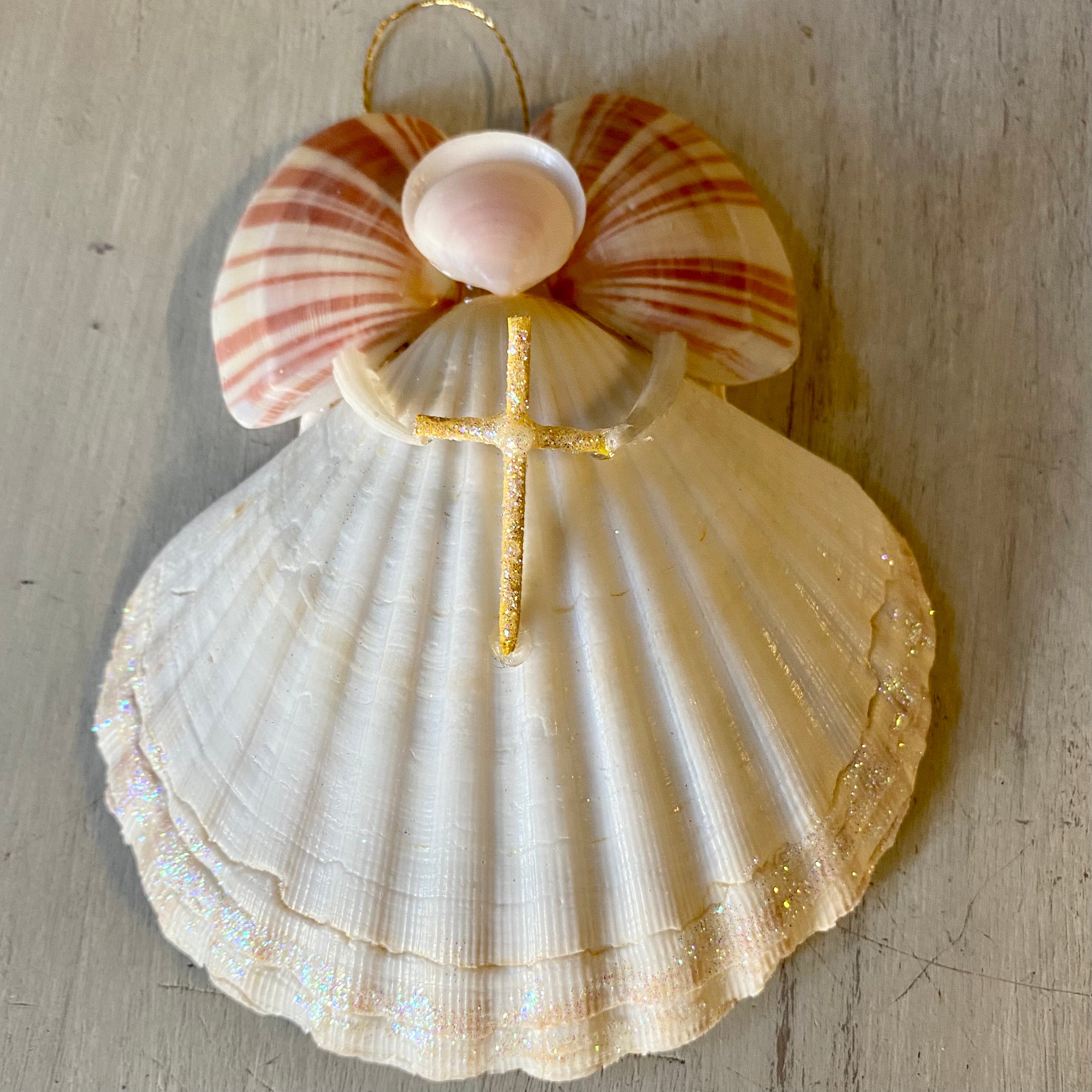 Pearl Cross Shell Angel – Sea Things Ventura