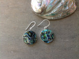 Round Abalone Earrings