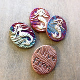 Raku Pottery Medallions