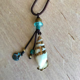 Seashell Silk Necklace
