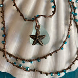 Ventura Seaglass Charm Necklace